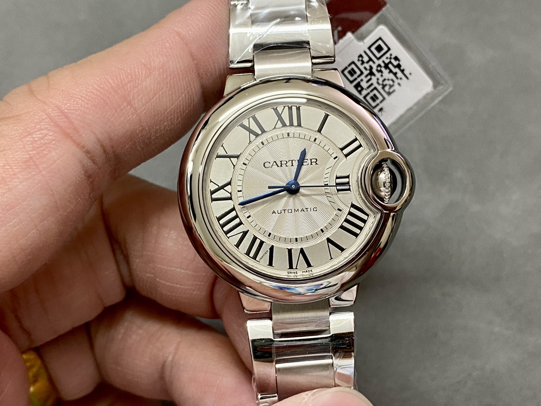 Cartier Watch Blue Mechanical Movement