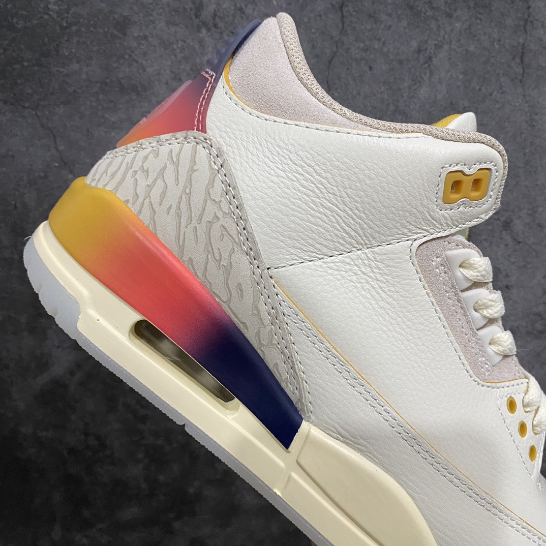 [OG Pure Original] J Balvin x Air Jordan 3 Retro Rainbow Gradient Smiley Face FN0344-901