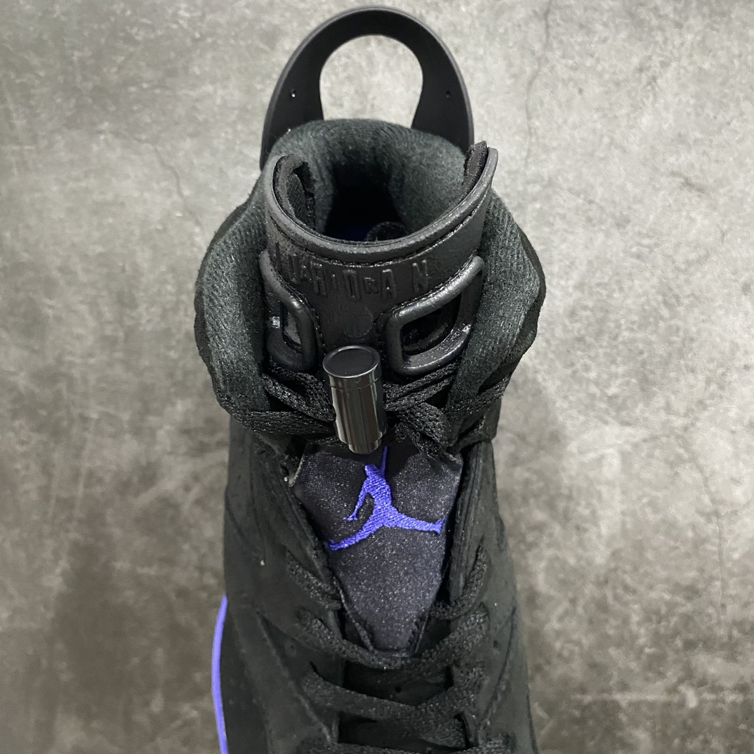 [Dongguan-made cut-out version] Air Jordan 6 ”Aqua” AJ6 Qiao 6 black purple CT8529-004