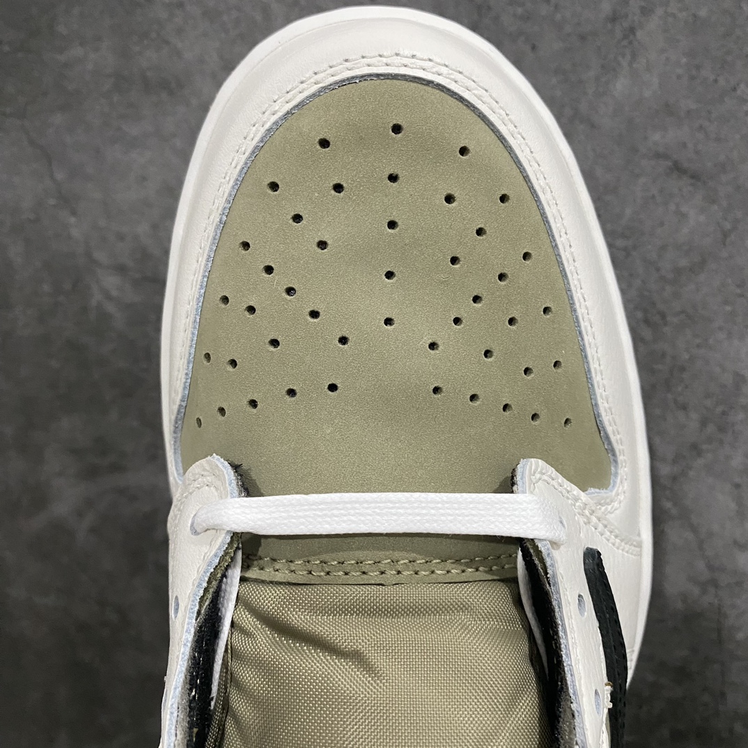 [PK Pure Original] Travis Scott x Air Jordan AJ1 Low Golf ”Olive” TS Joint Inverted Hook Golf Low Top 6.0 FZ3124-200