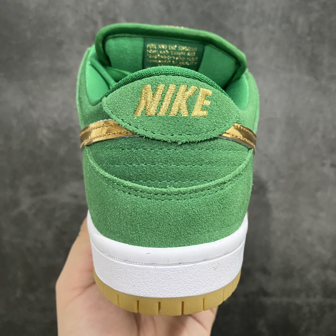 [Top version] NK SB Dunk Low ”Shamrock” four-leaf clover low-top casual sneakers BQ6817-303