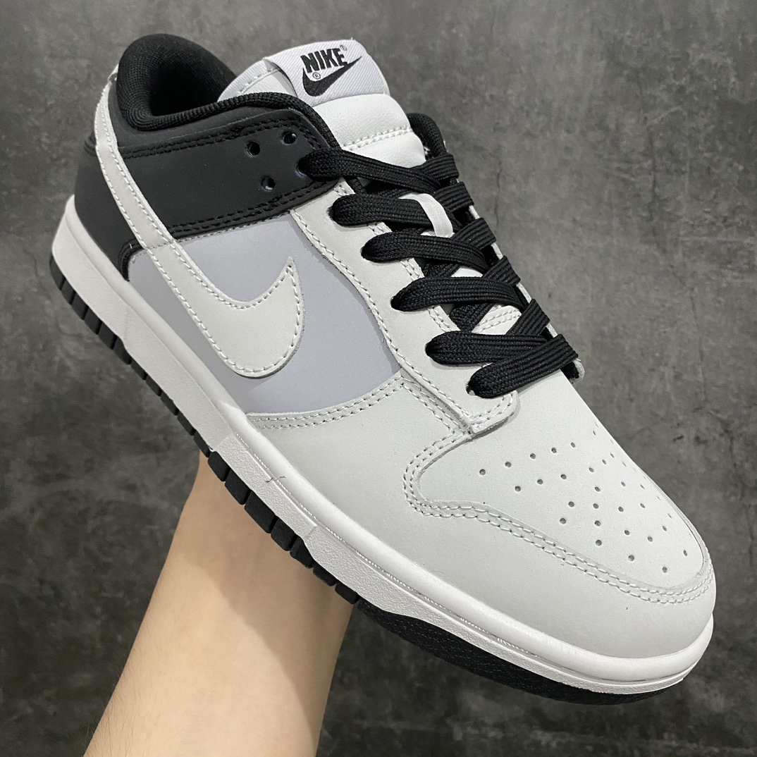 [Pure original CF version] NK Dunk Low black and gray stitching 304714-012