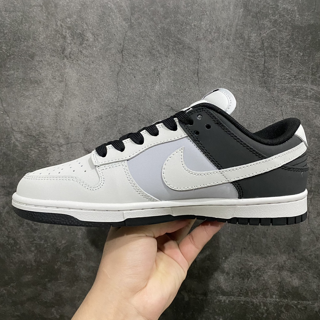 [Pure original CF version] NK Dunk Low black and gray stitching 304714-012