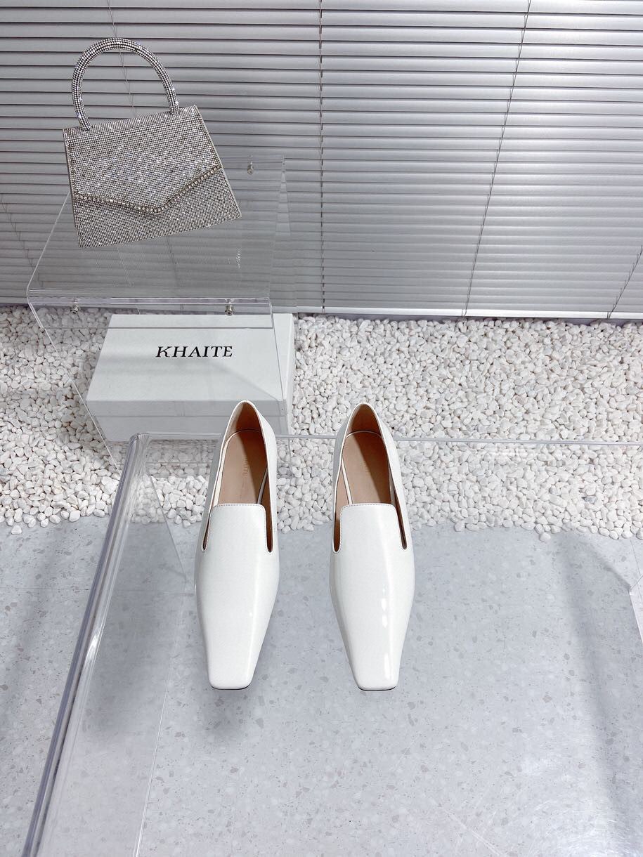 Khaite Top Edition: 23 New Premium Oxen Skin Shoes with Sheepskin Inner Soles