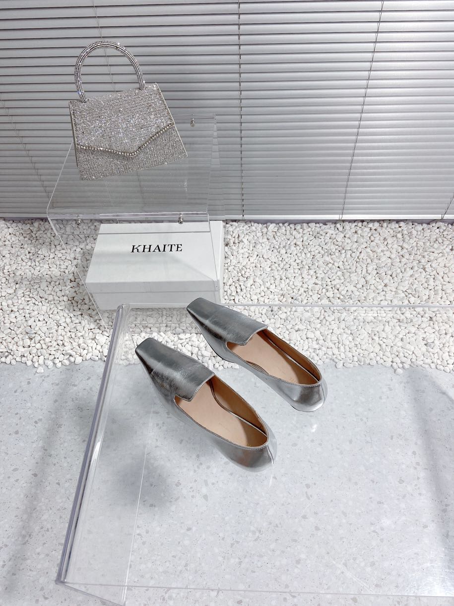 Khaite Top Edition: 23 New Luxe Oxen Skin Shoes with Real Skin Soles - 图片 5