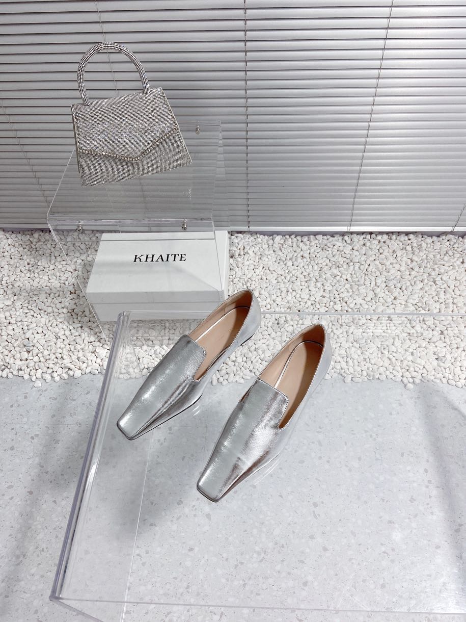 Khaite Top Edition: 23 New Luxe Oxen Skin Shoes with Real Skin Soles - 图片 2