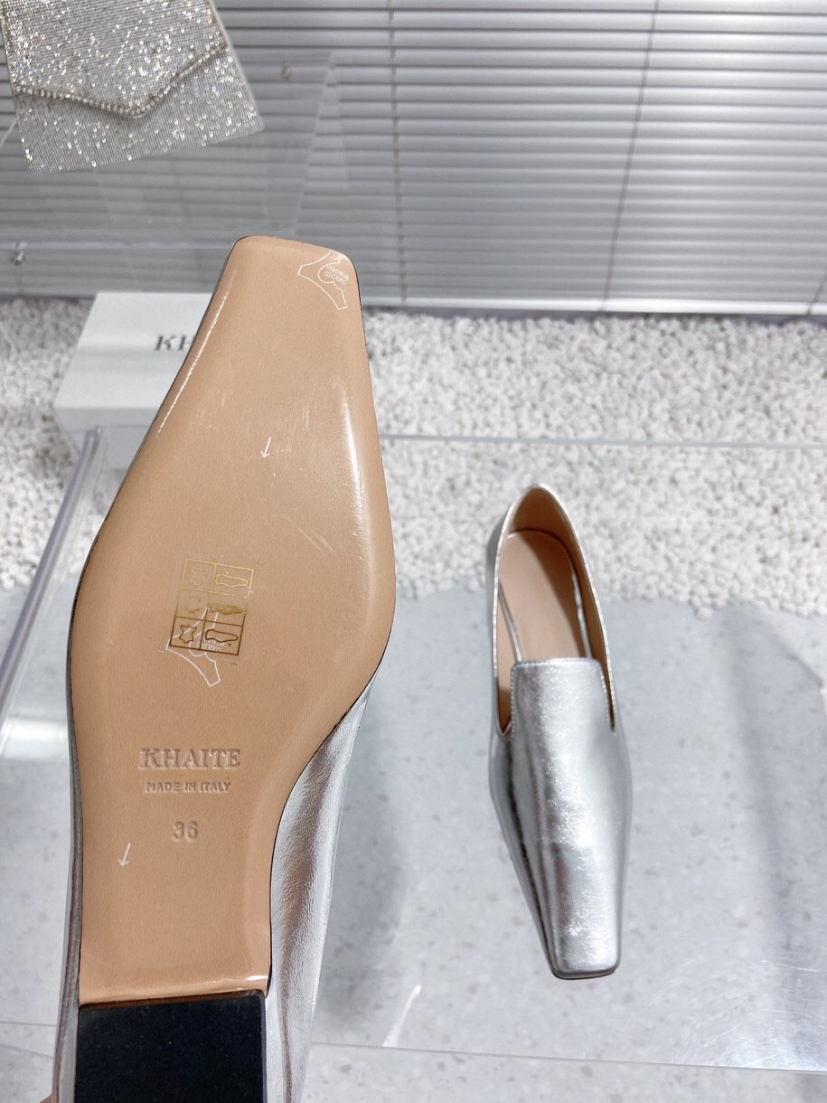 Khaite Top Edition: 23 New Luxe Oxen Skin Shoes with Real Skin Soles - 图片 8