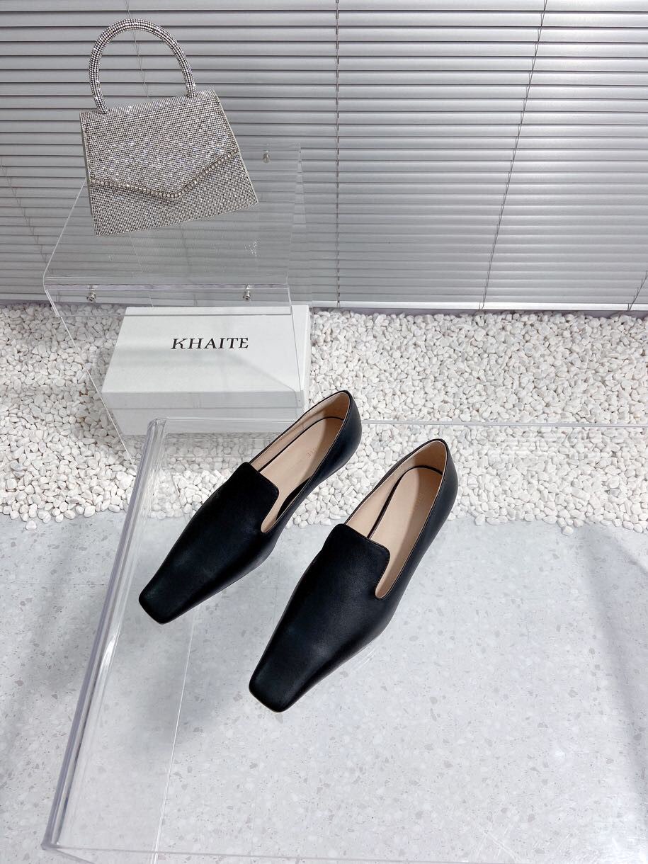 Khaite Top Edition: 23 New Oxen Skin Shoes with Sheepskin Inner. - 图片 2