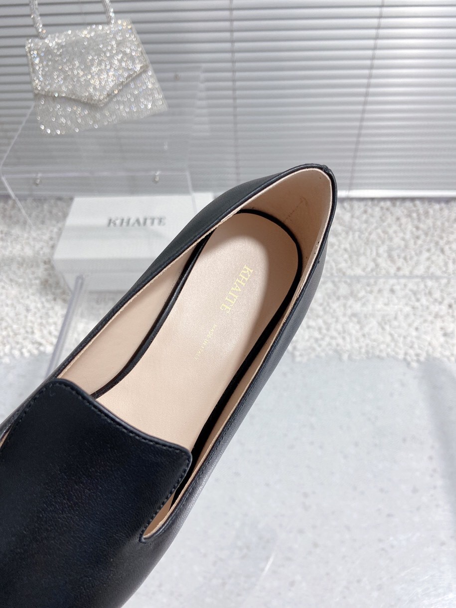 Khaite Top Edition: 23 New Oxen Skin Shoes with Sheepskin Inner. - 图片 8
