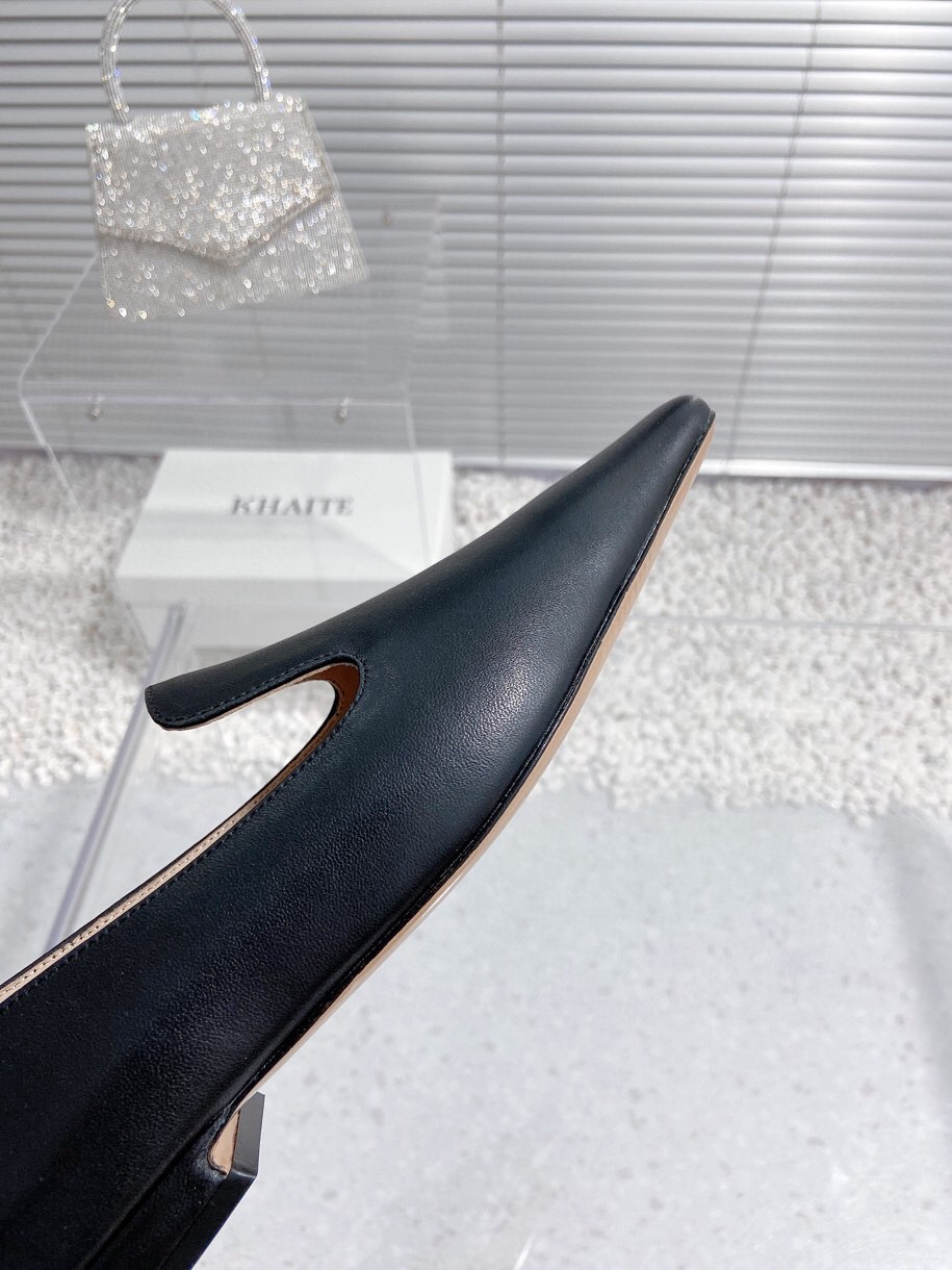 Khaite Top Edition: 23 New Oxen Skin Shoes with Sheepskin Inner. - 图片 7