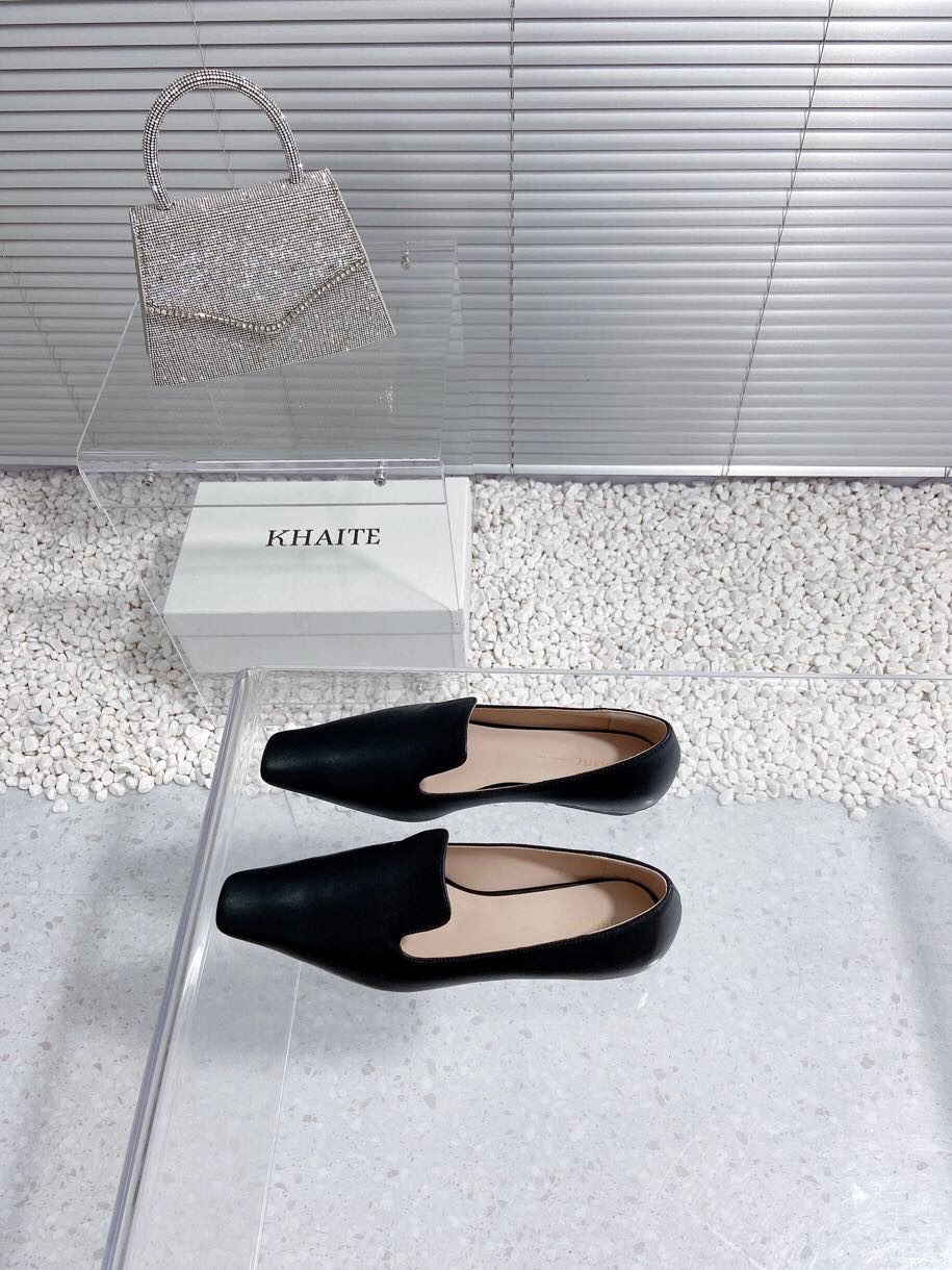 Khaite Top Edition: 23 New Oxen Skin Shoes with Sheepskin Inner. - 图片 5