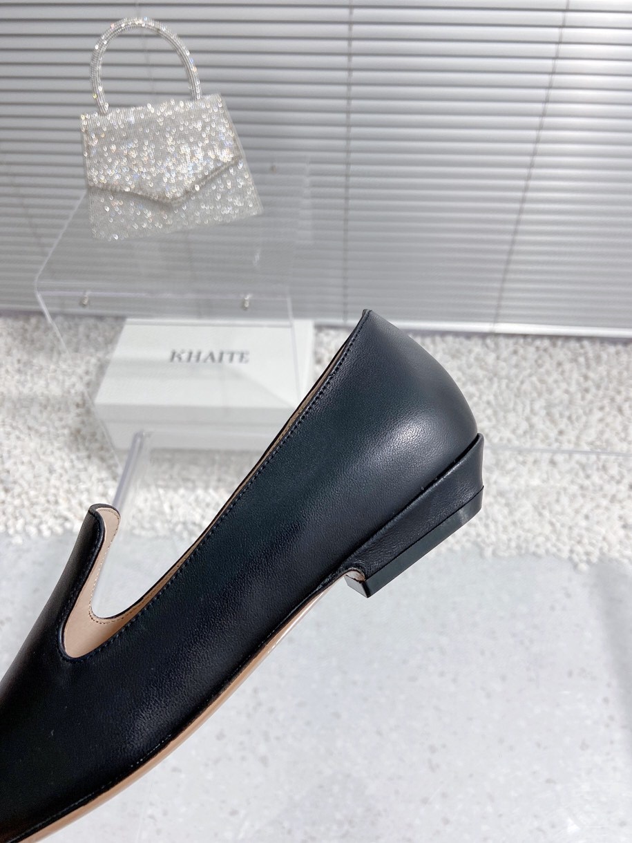 Khaite Top Edition: 23 New Oxen Skin Shoes with Sheepskin Inner. - 图片 6