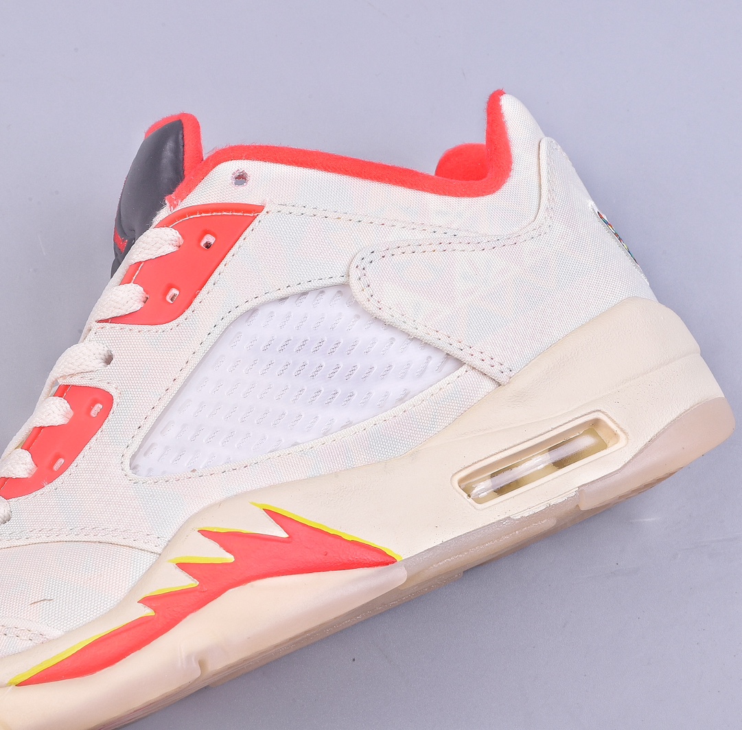 The most cost-effective Air Jordan 5 Low ”Chinese New Year” AJ5 Joe 5 China Limited Tear DD2240-100