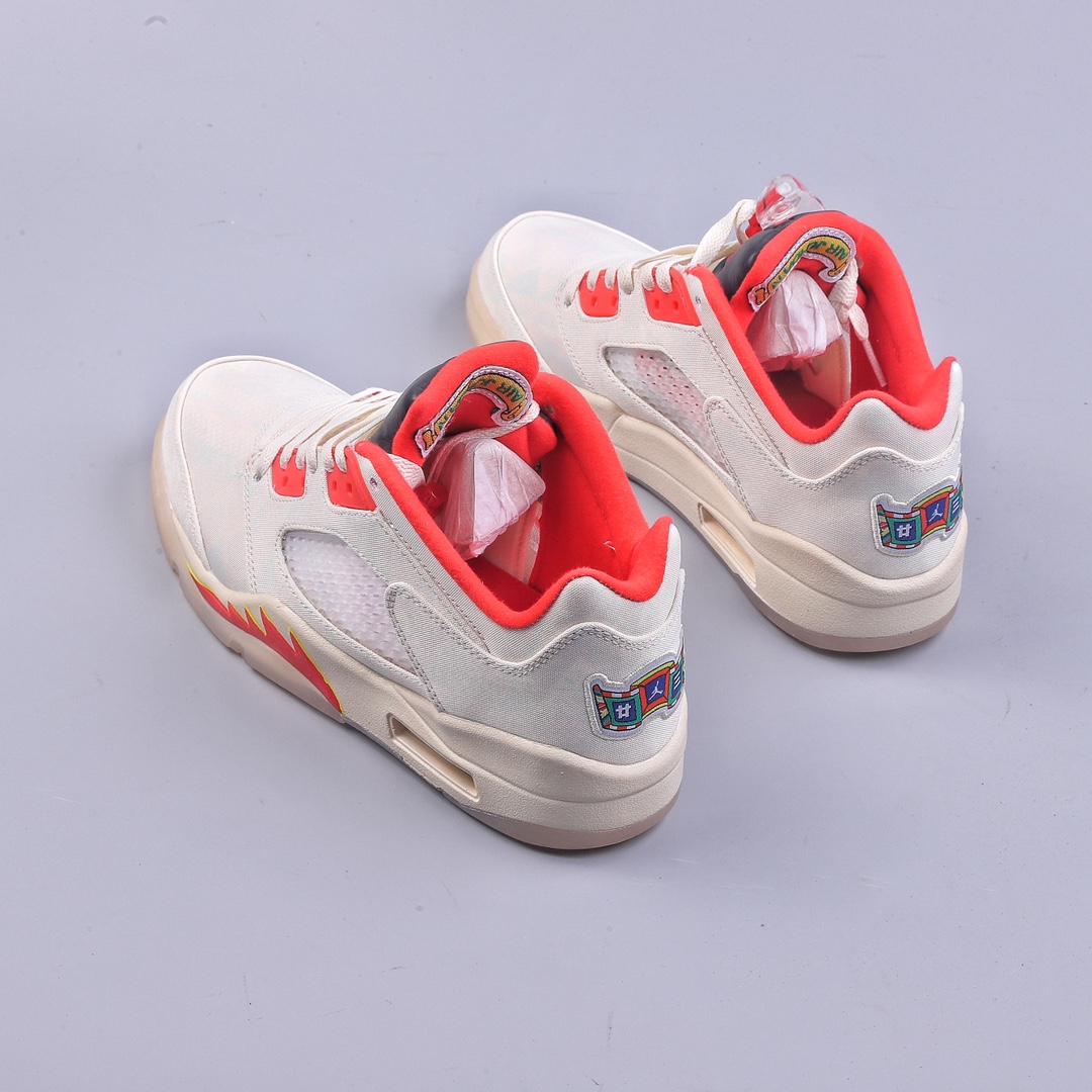 The most cost-effective Air Jordan 5 Low ”Chinese New Year” AJ5 Joe 5 China Limited Tear DD2240-100