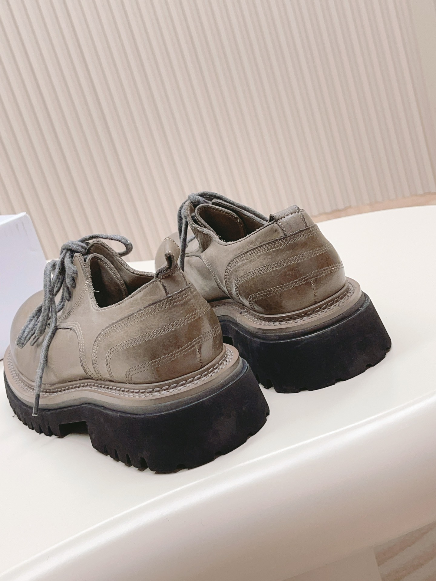 系列！SNGG水洗复古系带单鞋马丁靴