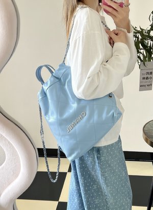 Chanel Bags Backpack Blue