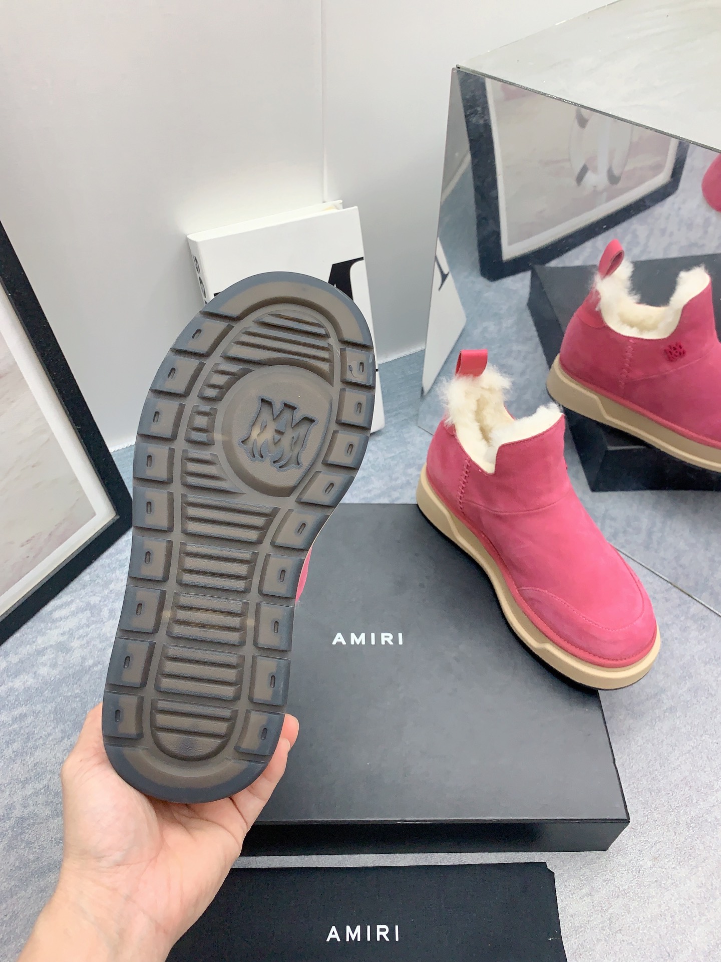 AMIRI Emir 2023 Winter Boots: Luxurious Fur Shoes with Japanese Style - 图片 9