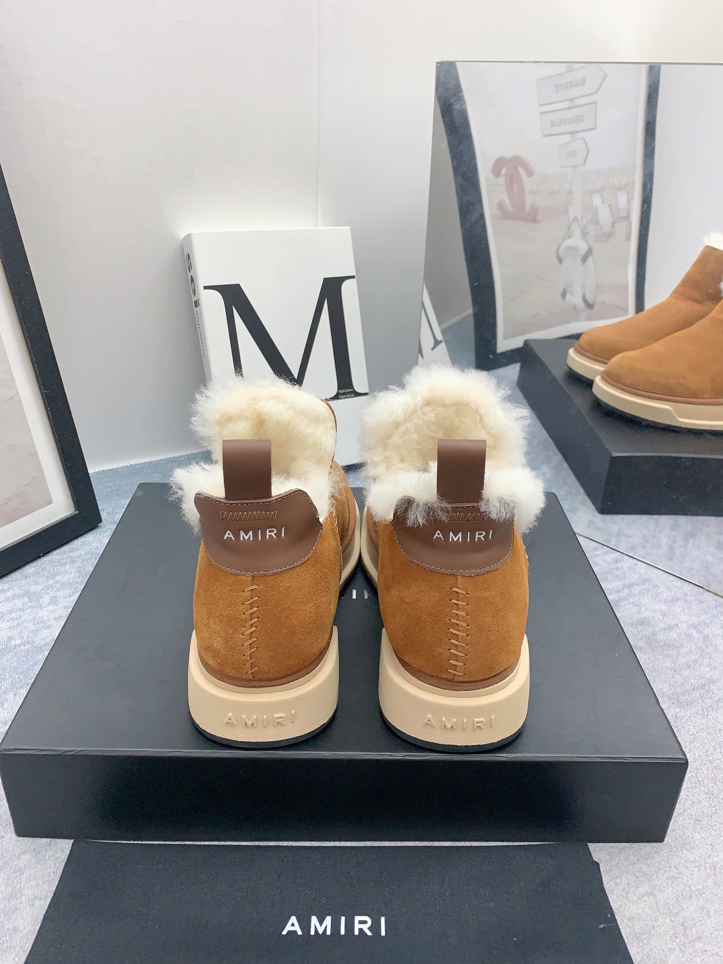 AMIRI Emir 2023 Winter Snow Boots Collection with Zirconium Fabric and Japanese Style - 图片 8