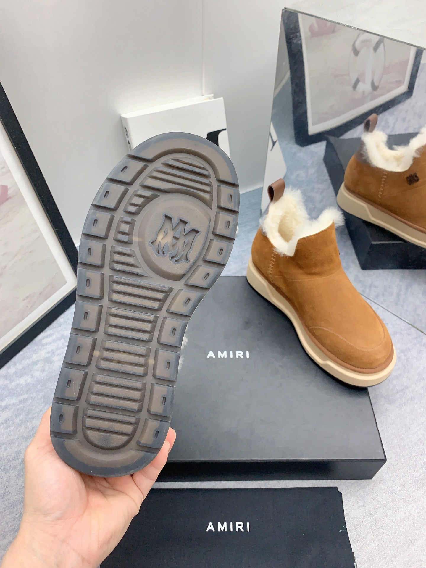 AMIRI Emir 2023 Winter Snow Boots Collection with Zirconium Fabric and Japanese Style - 图片 9
