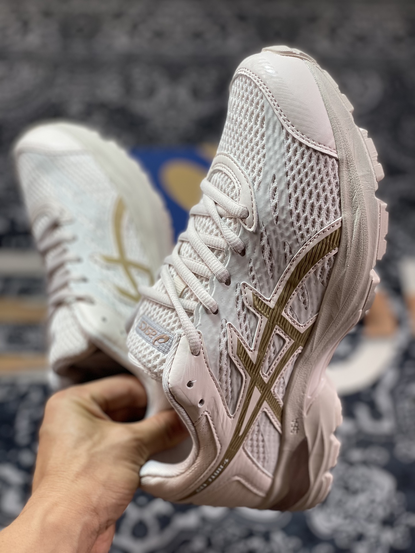 180 Asics Gel-Flux 4 米金 运动复古休闲透气专业跑鞋