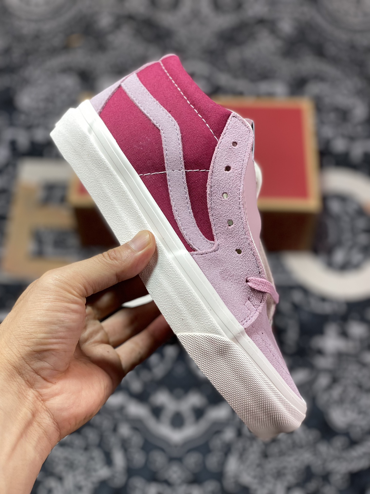 Vans Vault OG Sk8-Mid LX Suede Canvas Shoes VN0A4BVCBY1