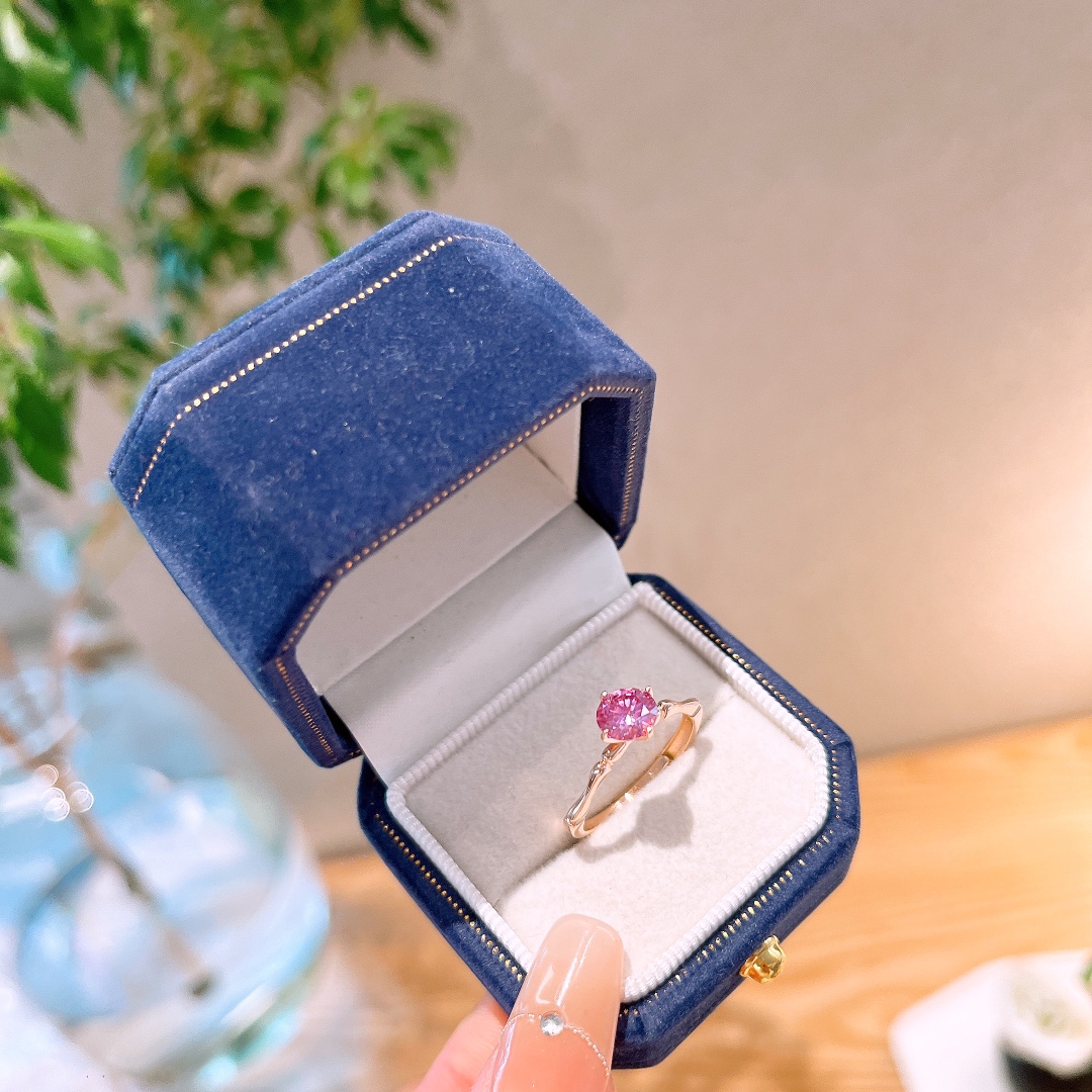 Hypoallergenic Silver Moissanite Ring Romantic Birthday Silver