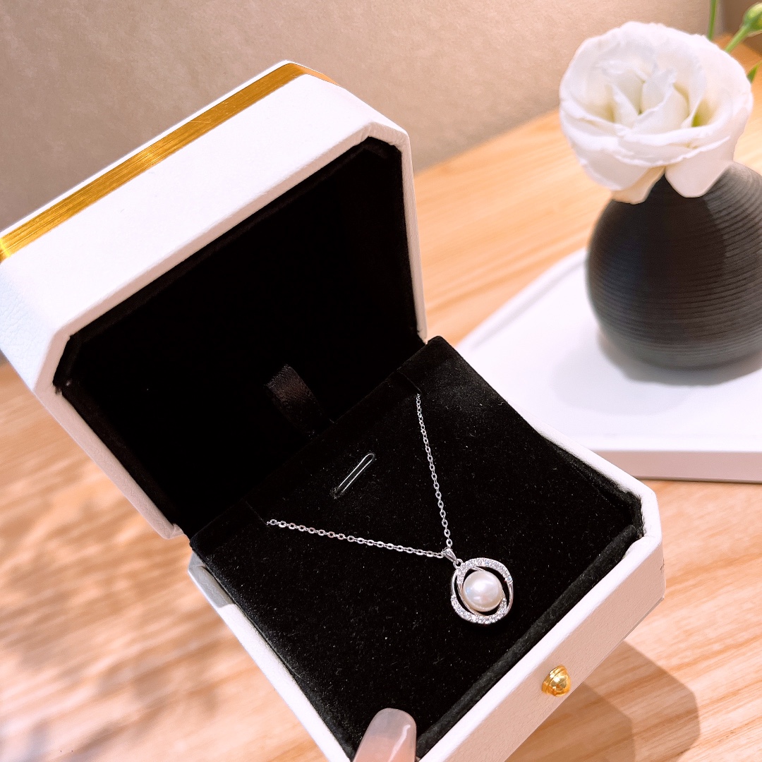 Feinsilber Kette Leichter Luxus Muttertag Gold