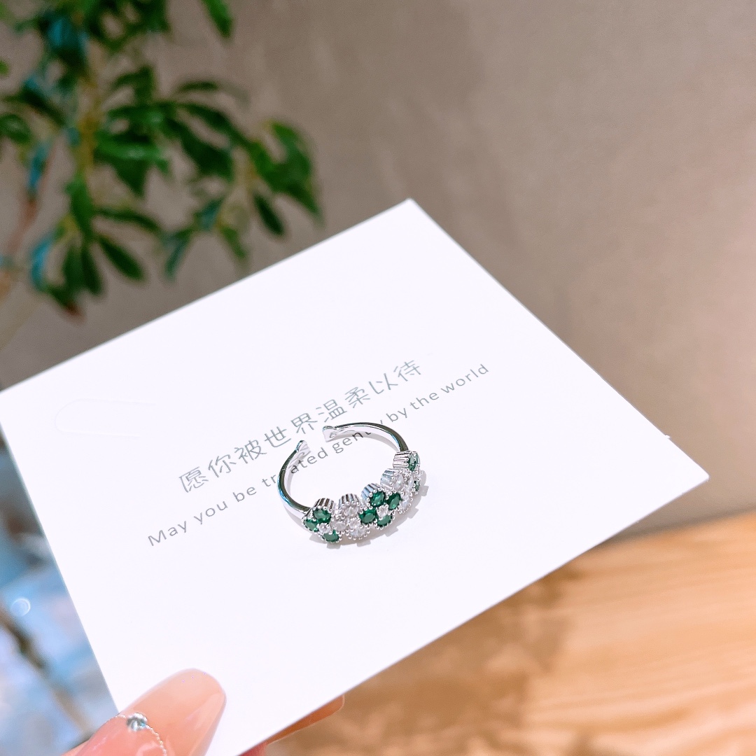 Fine Silver Ring Ethereal Father's Day Gold