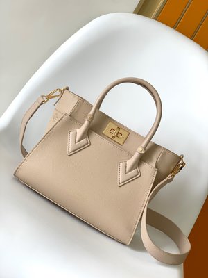 Buy Sell Louis Vuitton LV On My Side Bags Handbags Black Grey Cowhide M20600