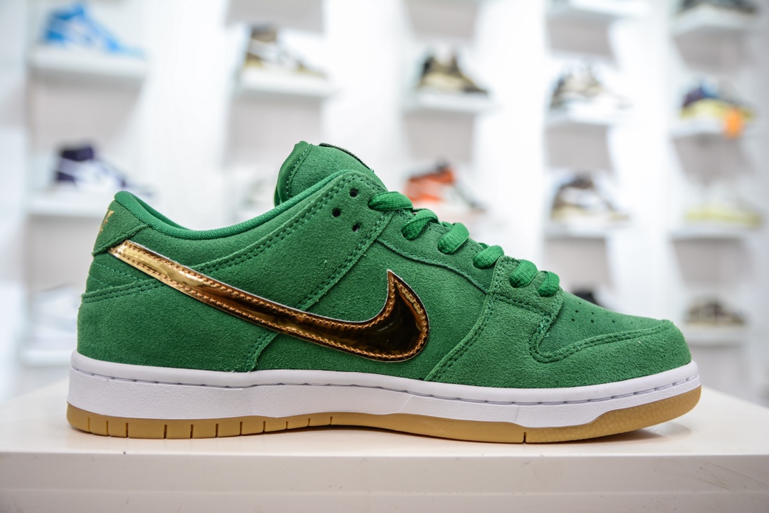 TOP Pure Original NK DUNK SB Low Pro ”Shamrock” Celtic Green BQ6817-303