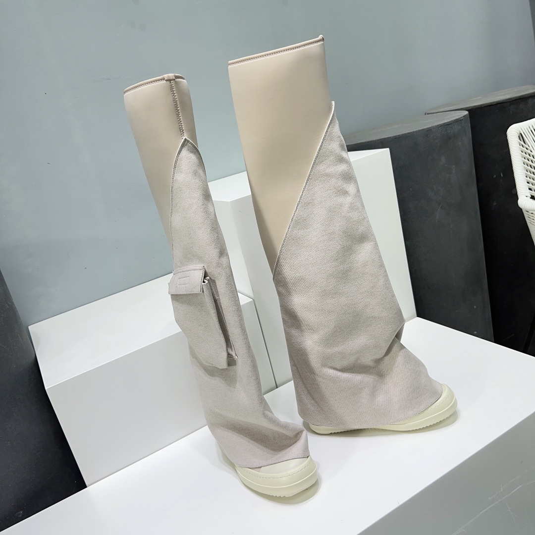 Rick Owens 2023 Top Edition High-Quality Original Shoes: Prototype 1:1, Super Narrow Legs - 图片 3