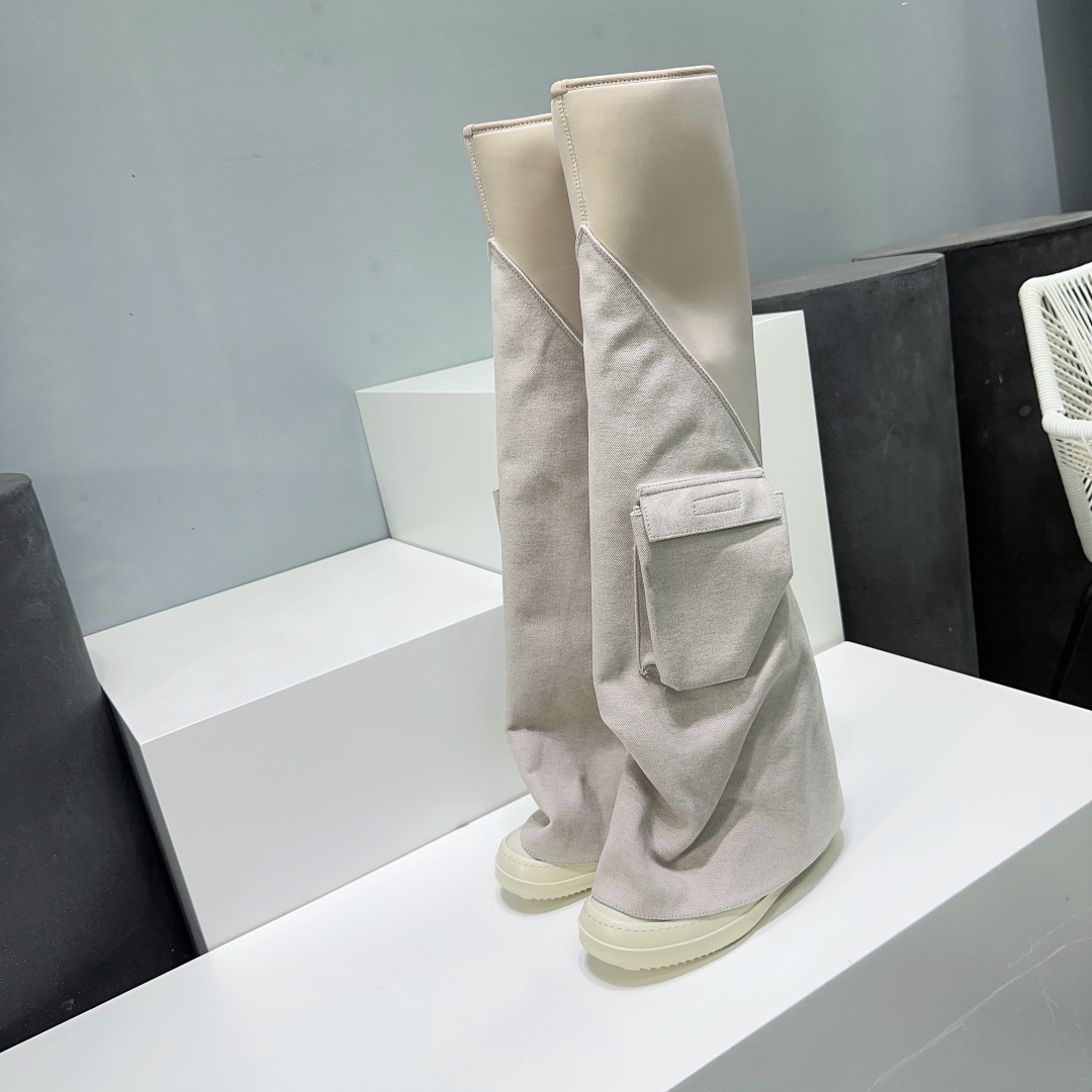 Rick Owens 2023 Top Edition High-Quality Original Shoes: Prototype 1:1, Super Narrow Legs - 图片 2