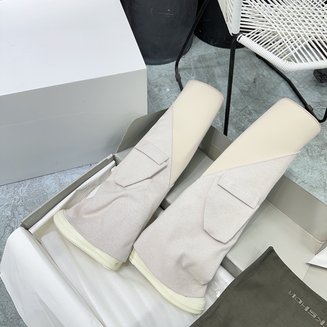 Rick Owens 2023 Top Edition High-Quality Original Shoes: Prototype 1:1, Super Narrow Legs - 图片 7