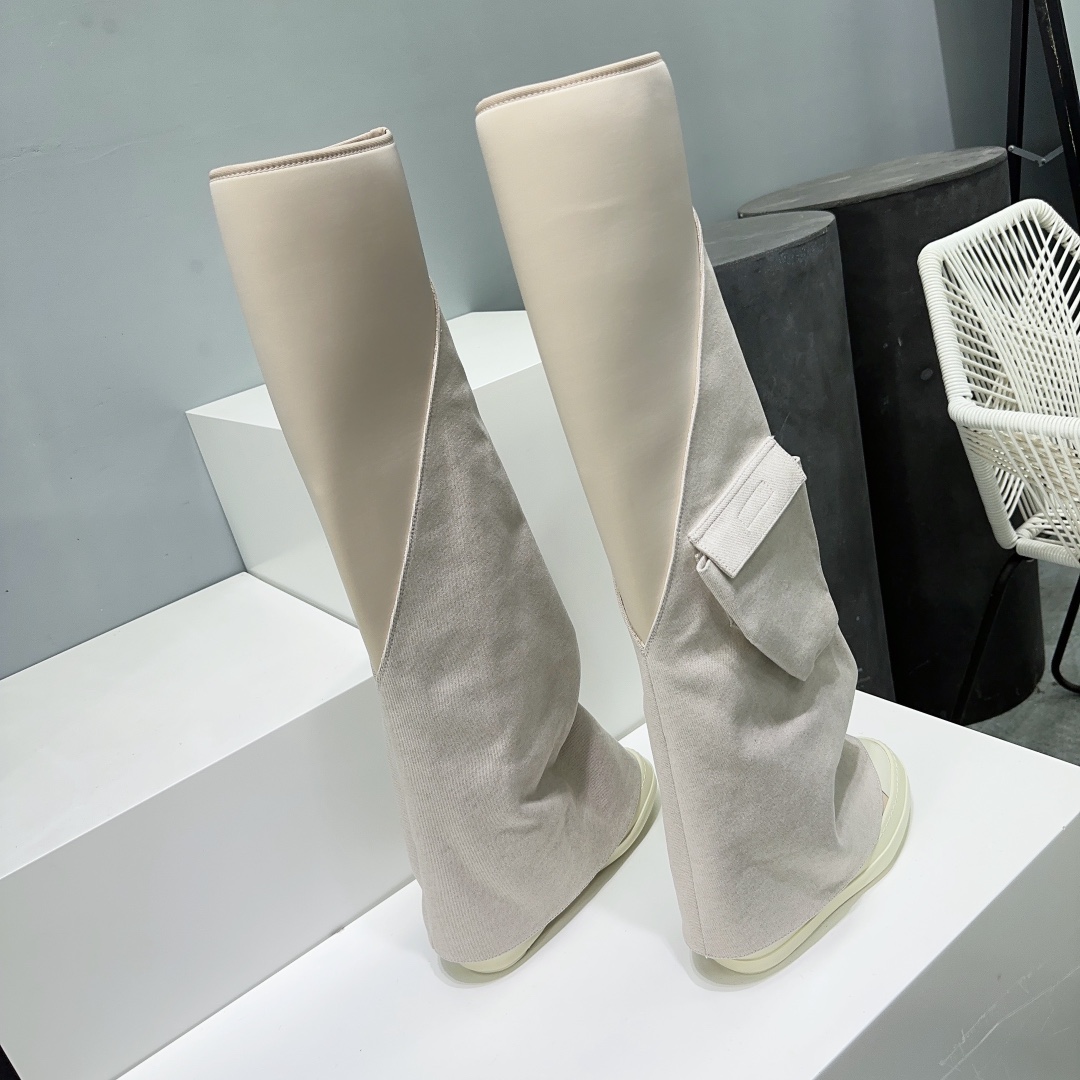 Rick Owens 2023 Top Edition High-Quality Original Shoes: Prototype 1:1, Super Narrow Legs - 图片 4