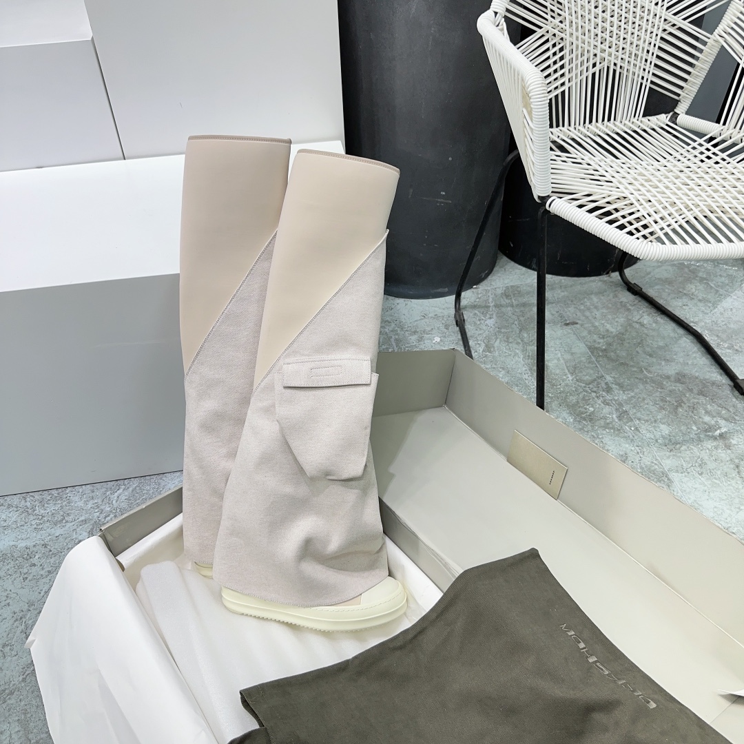 Rick Owens 2023 Top Edition High-Quality Original Shoes: Prototype 1:1, Super Narrow Legs - 图片 8