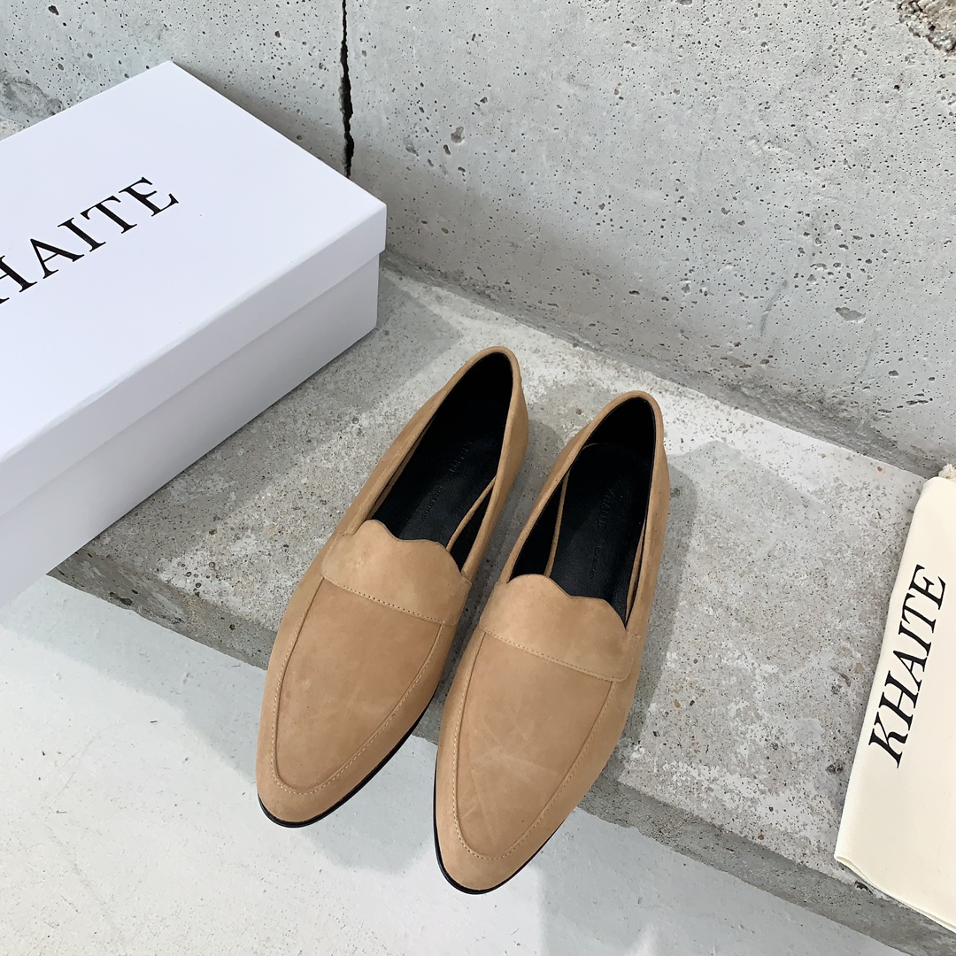 “Khaite 2023: New High-Quality Long-Lasting Shoes, Simple, Comfy, Italian Leather, Code 35-39# 700”