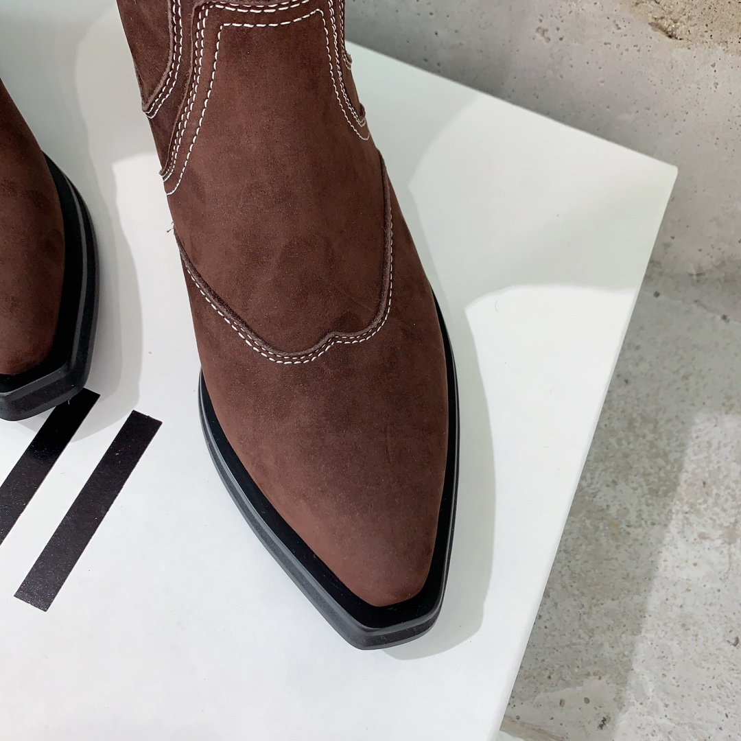“Stylish Western Cowboy Boots: Ganni’s 23ss Collection Overview” - 图片 6