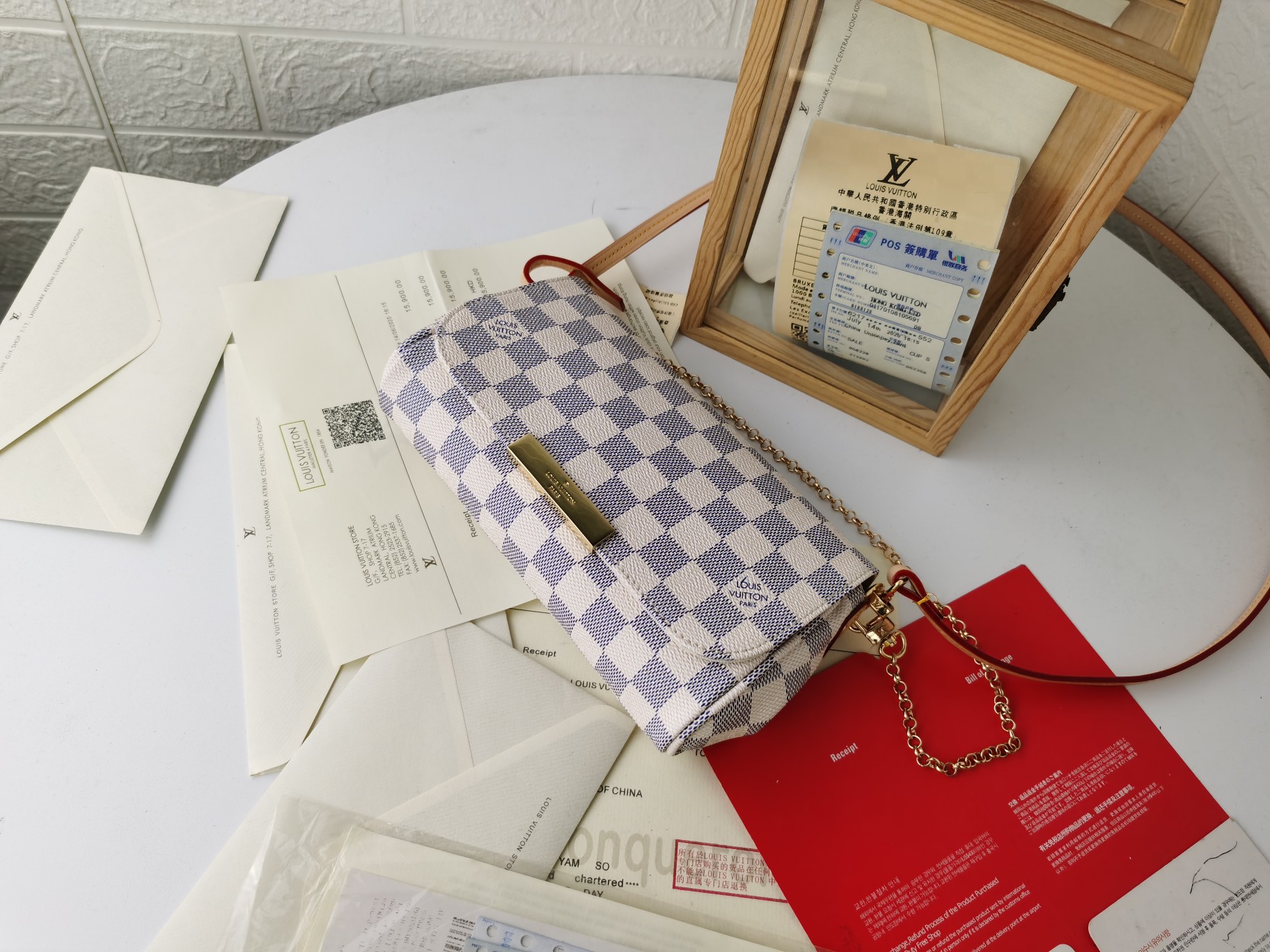 モノグラムキャンバス製小型ハンドバッグ