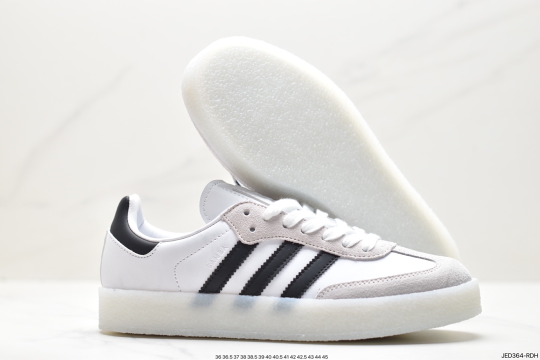 adidas SAMBA KITH CLARKS clover retro casual non-slip wear-resistant low-top sneakers ID7292