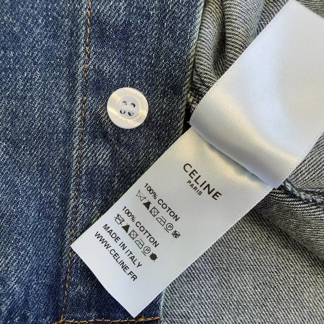 Women's Denim Cropped Shirt with Embroidered Logo - Classic & Stylish 10 i1694020488 1516 8