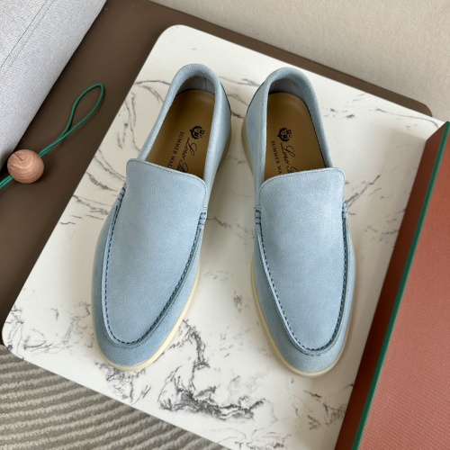 Loro Piana Summer Walk Loafers - Suede Leather, Handmade in Italy 1 Loro Piana Summer Walk Loafers - Suede Leather, Handmade in Italy