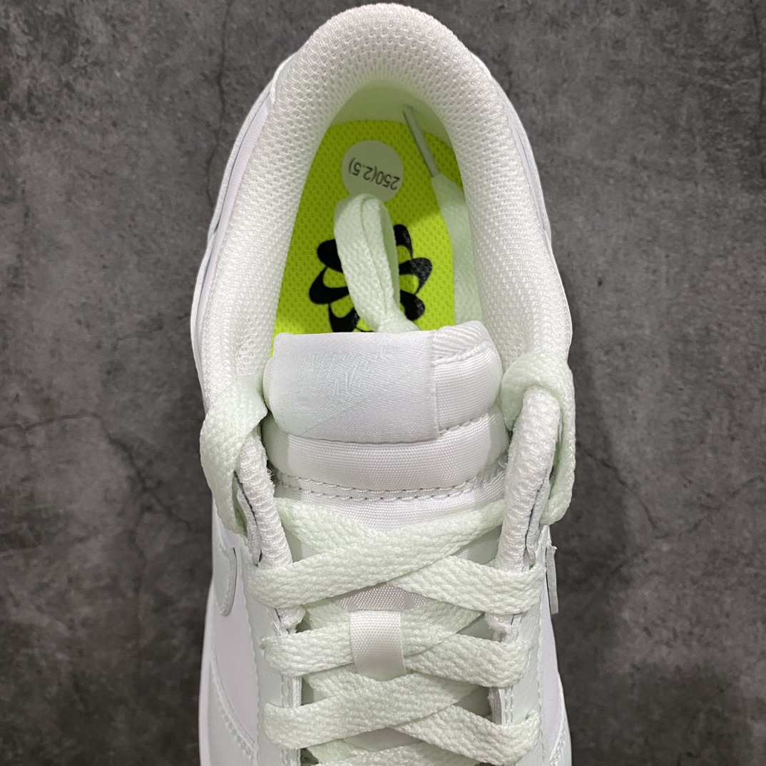 [XC Platform Version] Dunk Low Eco-friendly White Light Green DN1431-102 Correct Sole