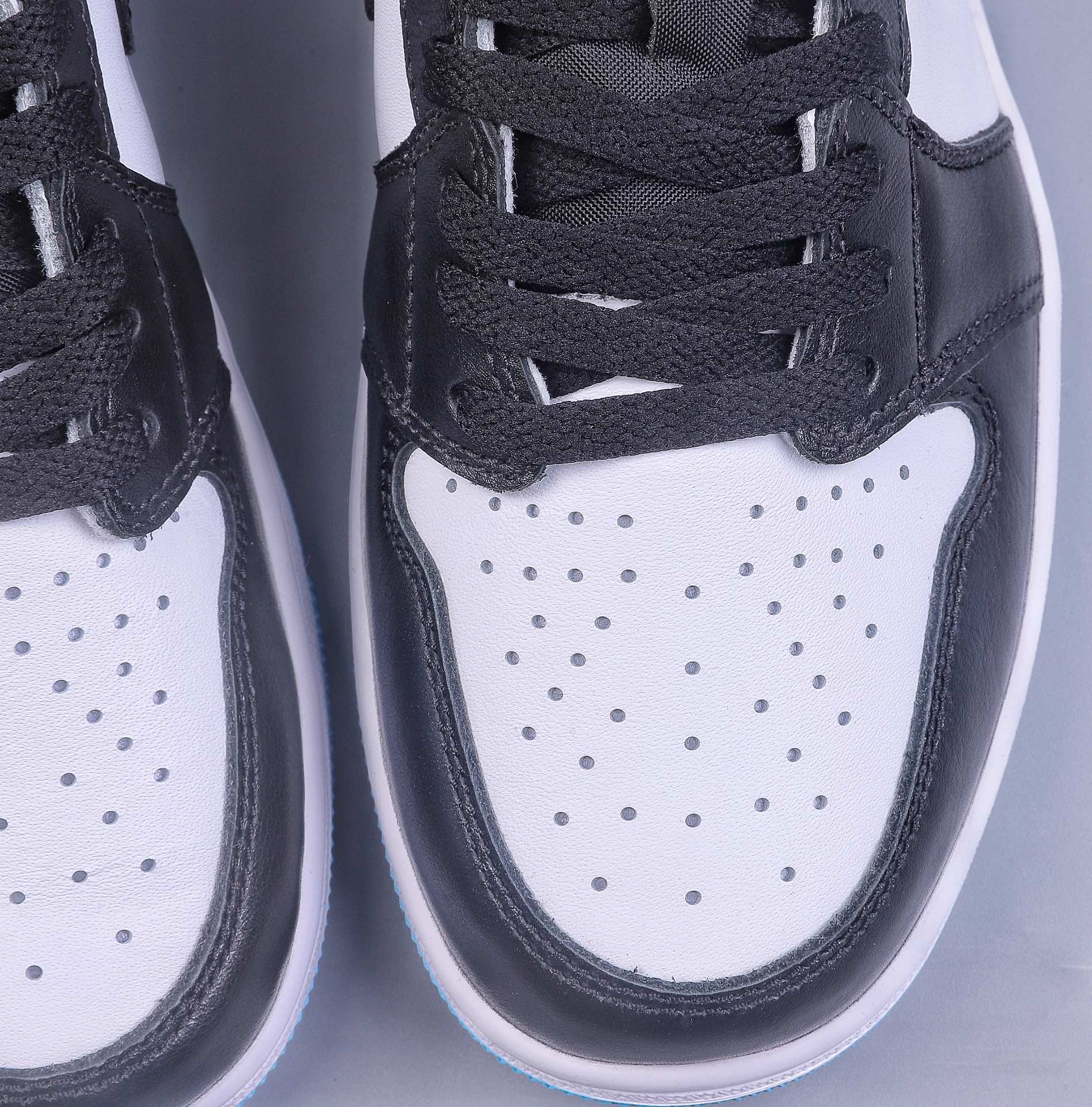 280 DT Air Jordan AJ1 Low 黑白蓝  CZ0790-104