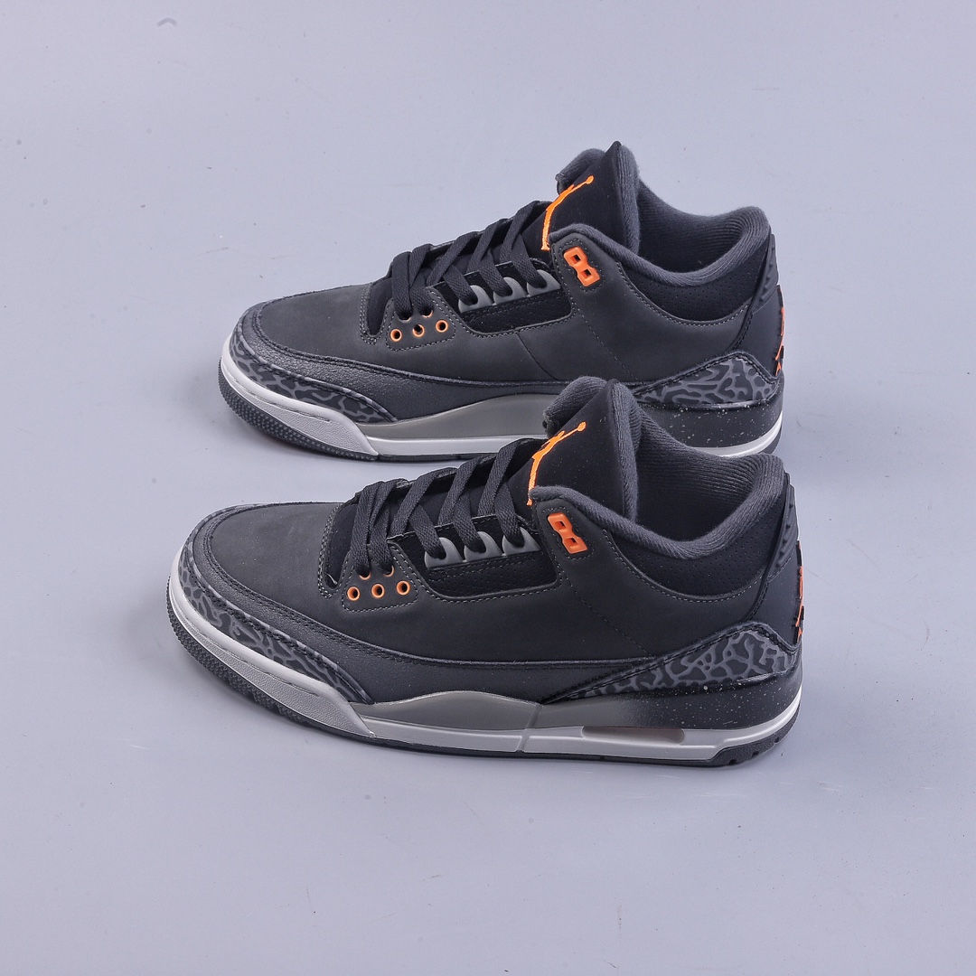 360 I8纯原 Air Jordan 3 "Fear”灰黑色 CT8532-080