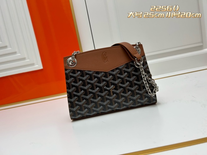 Elegante Bolso Goyard con Cadena, Bandolera y Múltiples Opciones de Uso 1 Elegante Bolso Goyard con Cadena, Bandolera y Múltiples Opciones de Uso