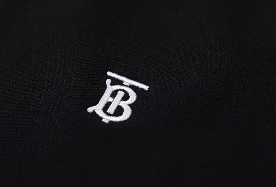 Burberry Puffer Jacket for Men with Classic Embroidery, Black/Grey, XS-L Sizes, 460g. - 图片 5