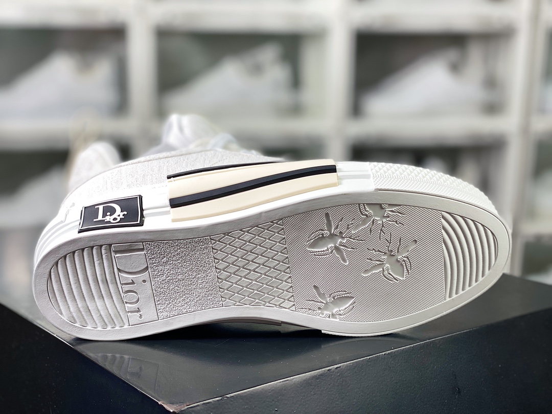 Dior/Dior Walk'n'Dior Low Walker series low-top versatile height-enhancing casual sports thick-soled sneakers ”Canvas Rock Gray” KCK385OBE_S33G