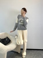 Celine Clothing Knit Sweater Sweatshirts Top Quality Website
 Knitting Fall/Winter Collection