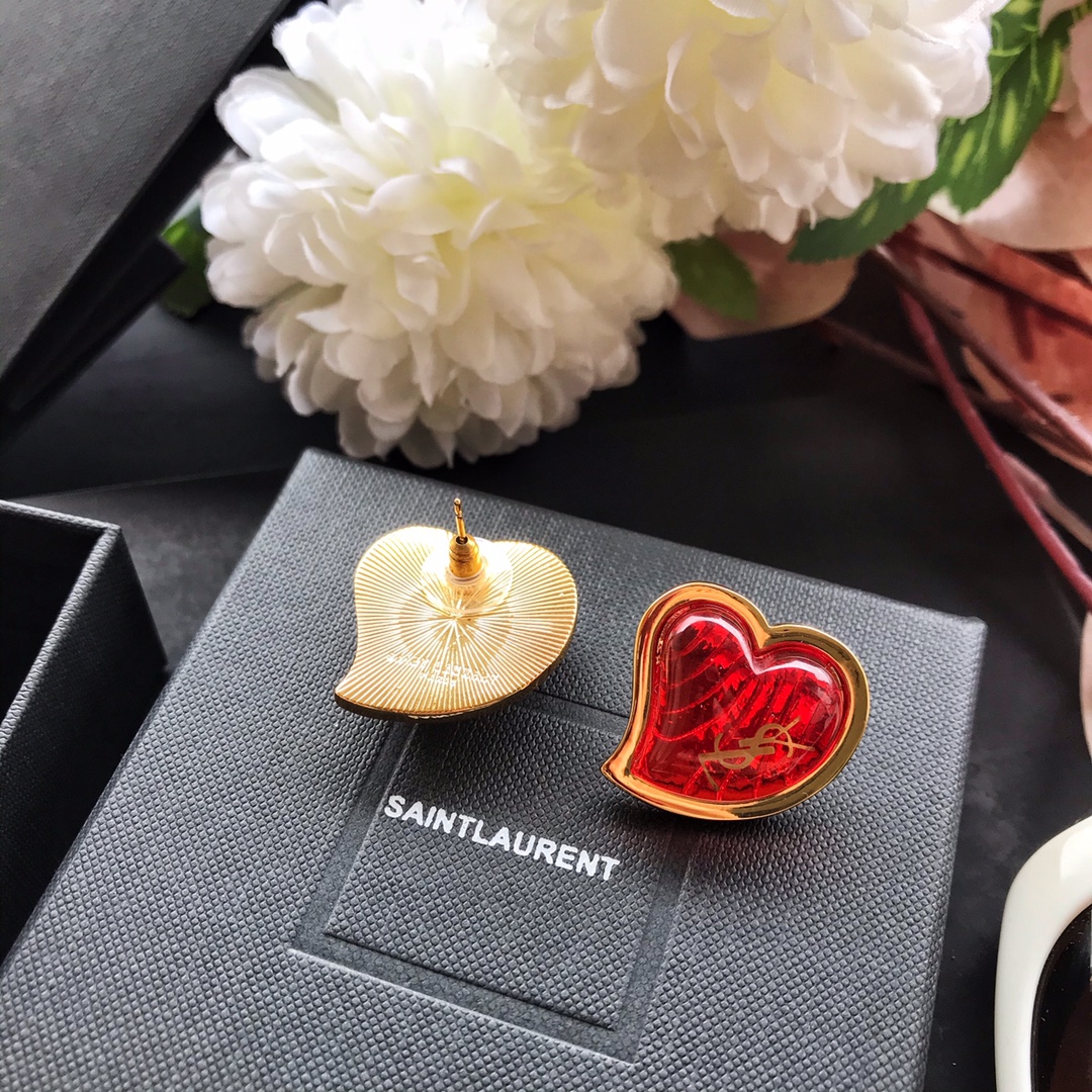 생로랑 YSL 하트 귀걸이 상세 이미지 4