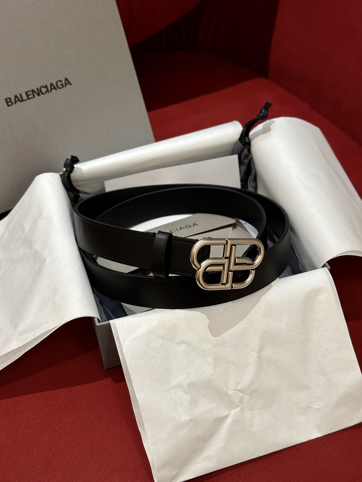 Balenciaga Pasek Unisex Skóra krowia Fashion